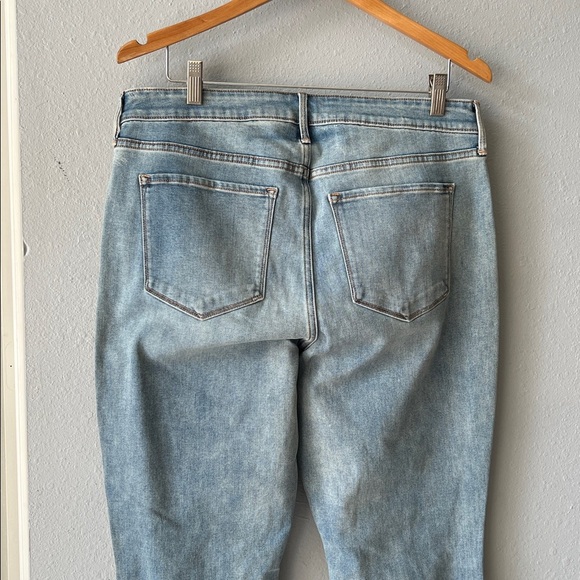 Old Navy Light Blue High-Rise Boot-Cut Jeans - Picture 8 of 9